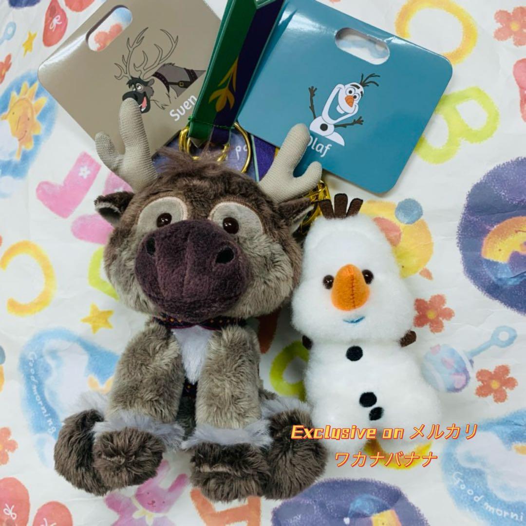 スヴェン オラフ　ぬいぐるみキーチェーン アナと雪の女王 Darenui