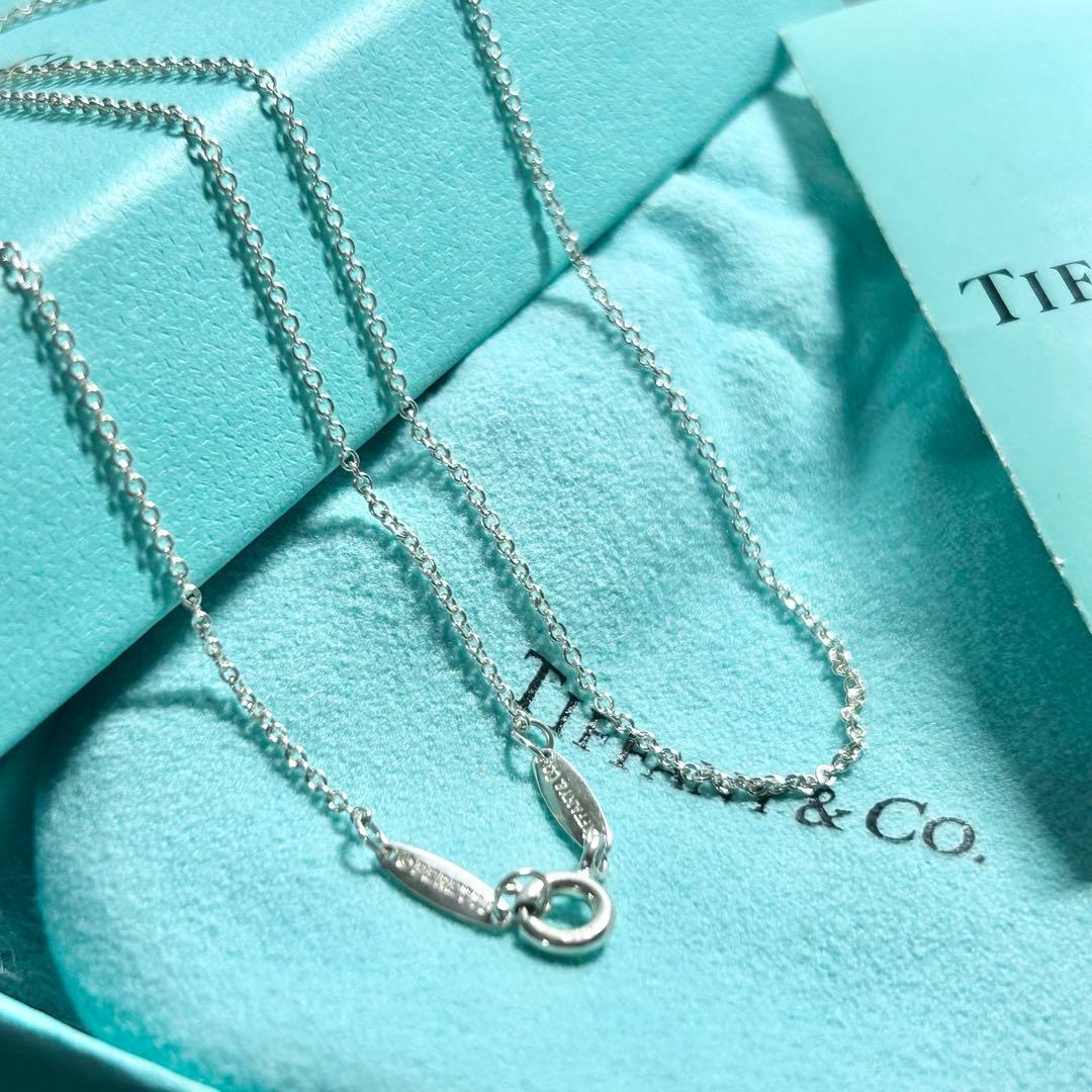 ティファニー　チェーン　ネックレス　ペンダント　Tiffany シルバー　美品