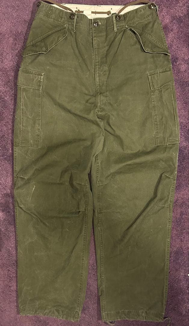 USARMY 50s M-51 field pants M-L ダック地 珍品