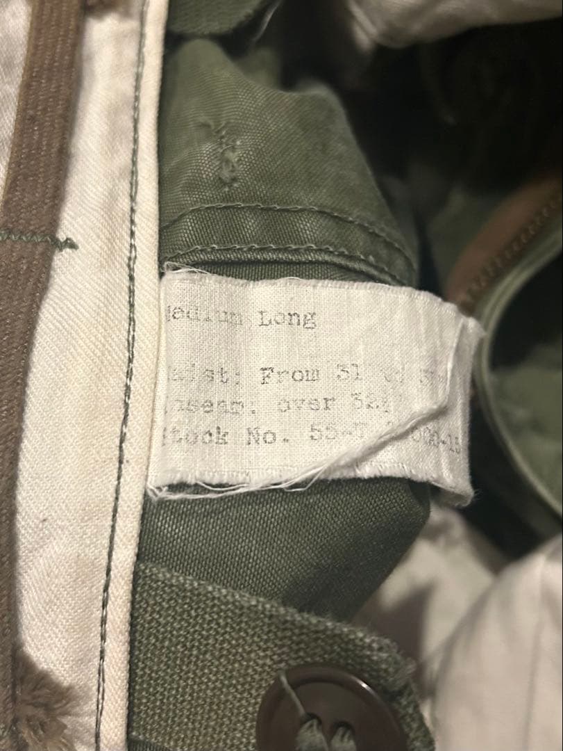 USARMY 50s M-51 field pants M-L ダック地 珍品