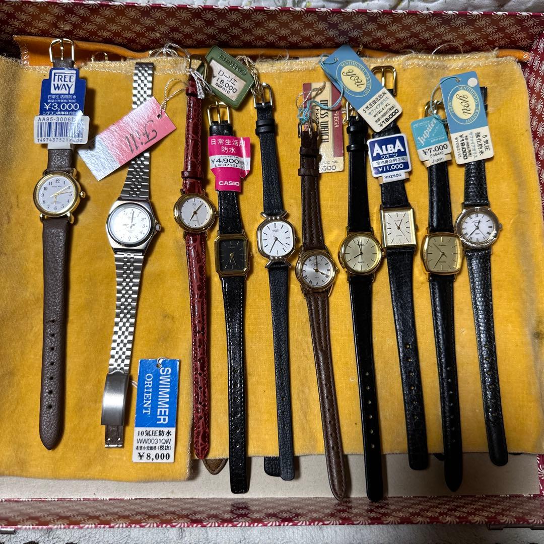 SEIKO、CASIO他　レディース腕時計　昭和レトロ