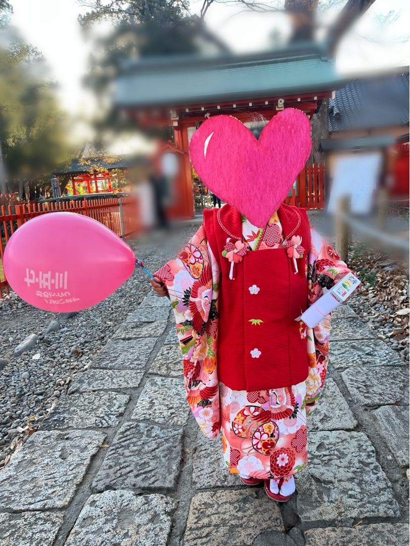 七五三 式部浪漫　被布着物セット