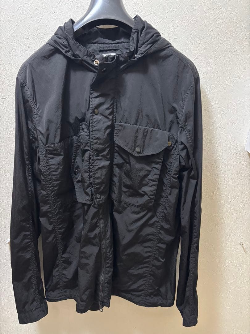 C.P COMPANY ブラックナイロンジャケット ゴーグル付き