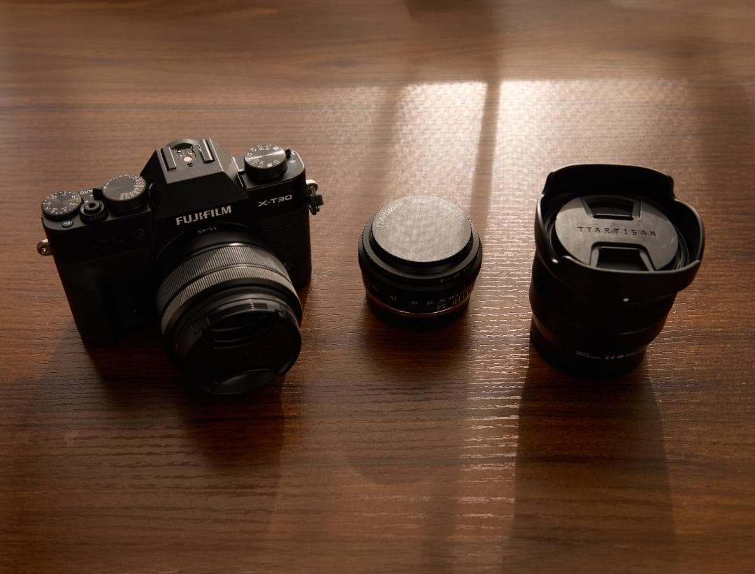 みーはみーは様用　FUJIFILM X-T30 純正ズーム＋単焦点2本