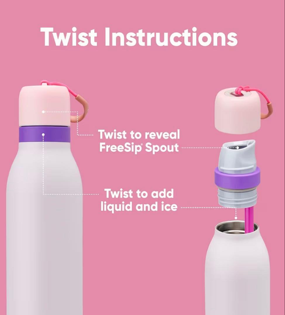 新品未使用 Owala FreeSip Twist 18oz ピンク