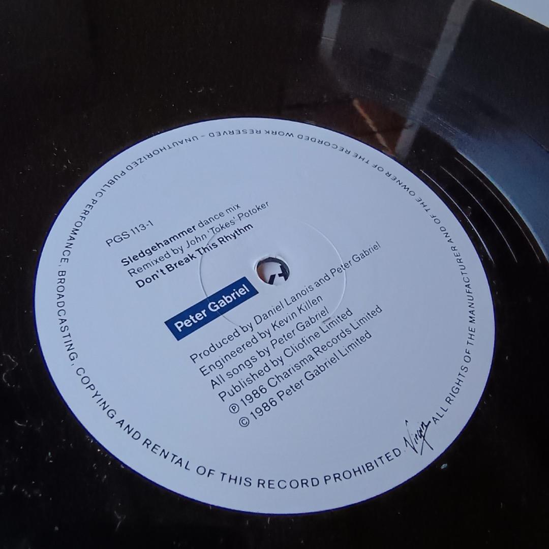 洋楽 sledgehammmer(12\"single) /Peter Gabriel
