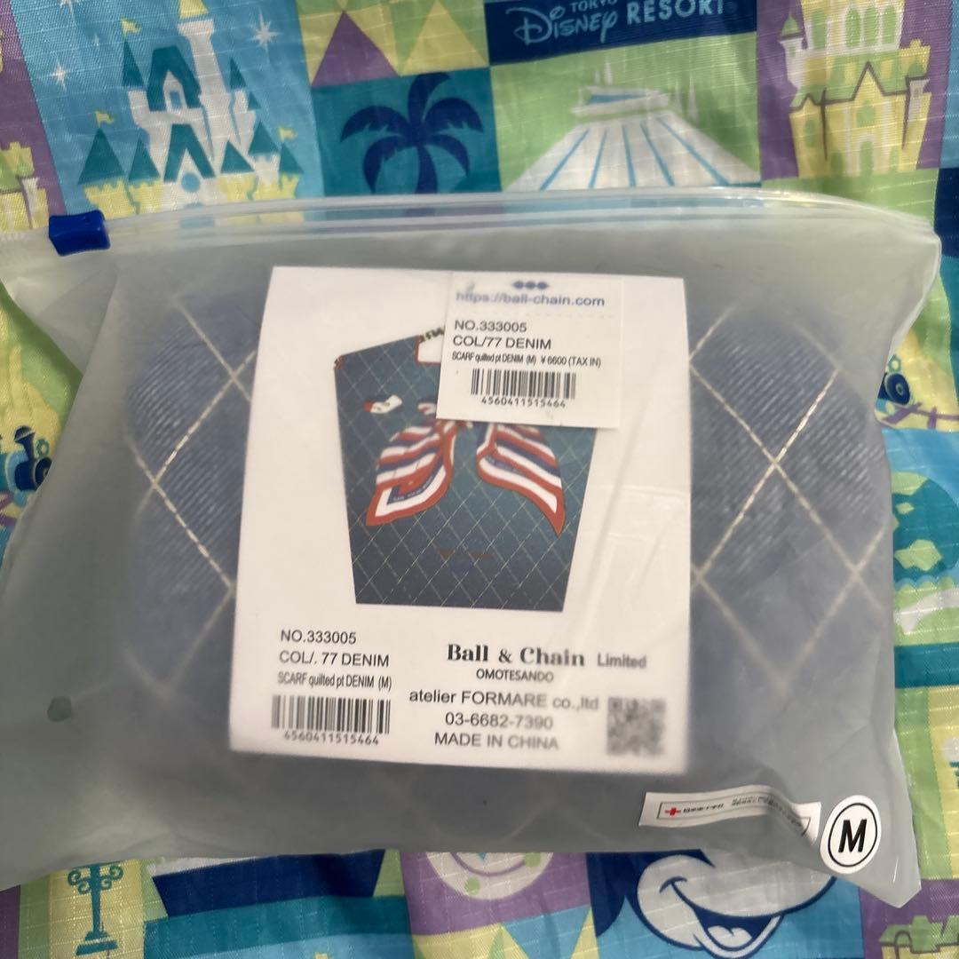 新品完売品ボールアンドチェーン表参道限定デニムリボンM