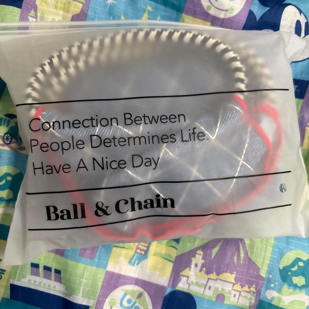 新品完売品ボールアンドチェーン表参道限定デニムリボンM