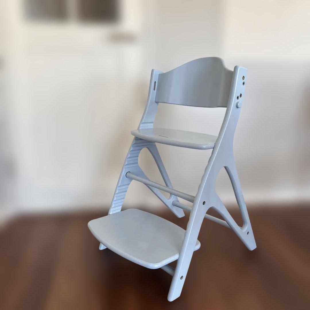 【組立済】大和屋 アッフルチェア ブルーベビーチェア YAMATOYA 説明書付