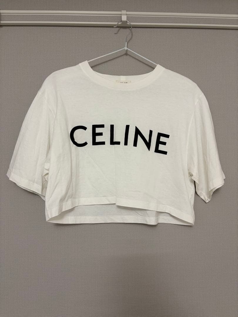 【CELLNE】クロップドロゴTシャツ