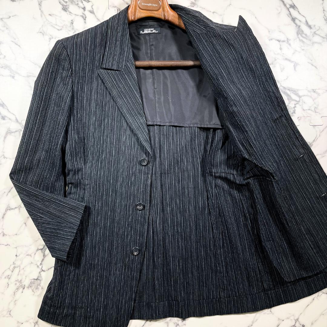 ✨極美品/96年製✨ISSEY MIYAKE プリーツ ジャケット ブラック M