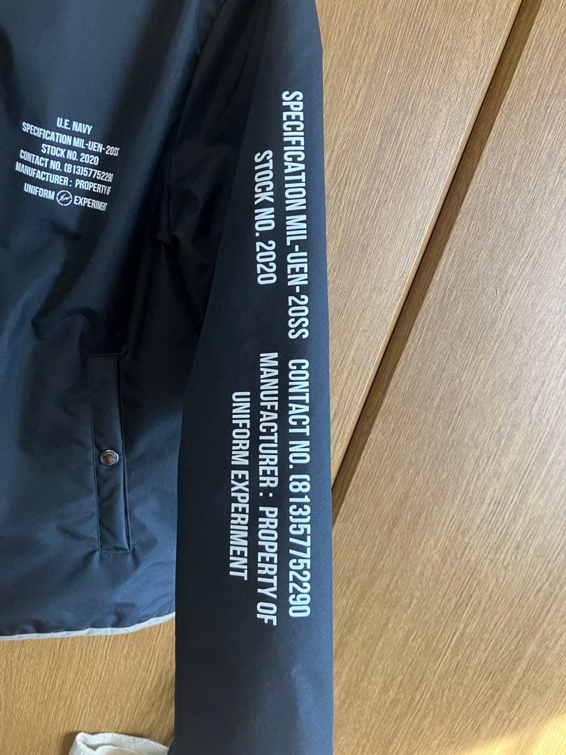 【uniform experiment】リバーシブルジップライナーブルゾン