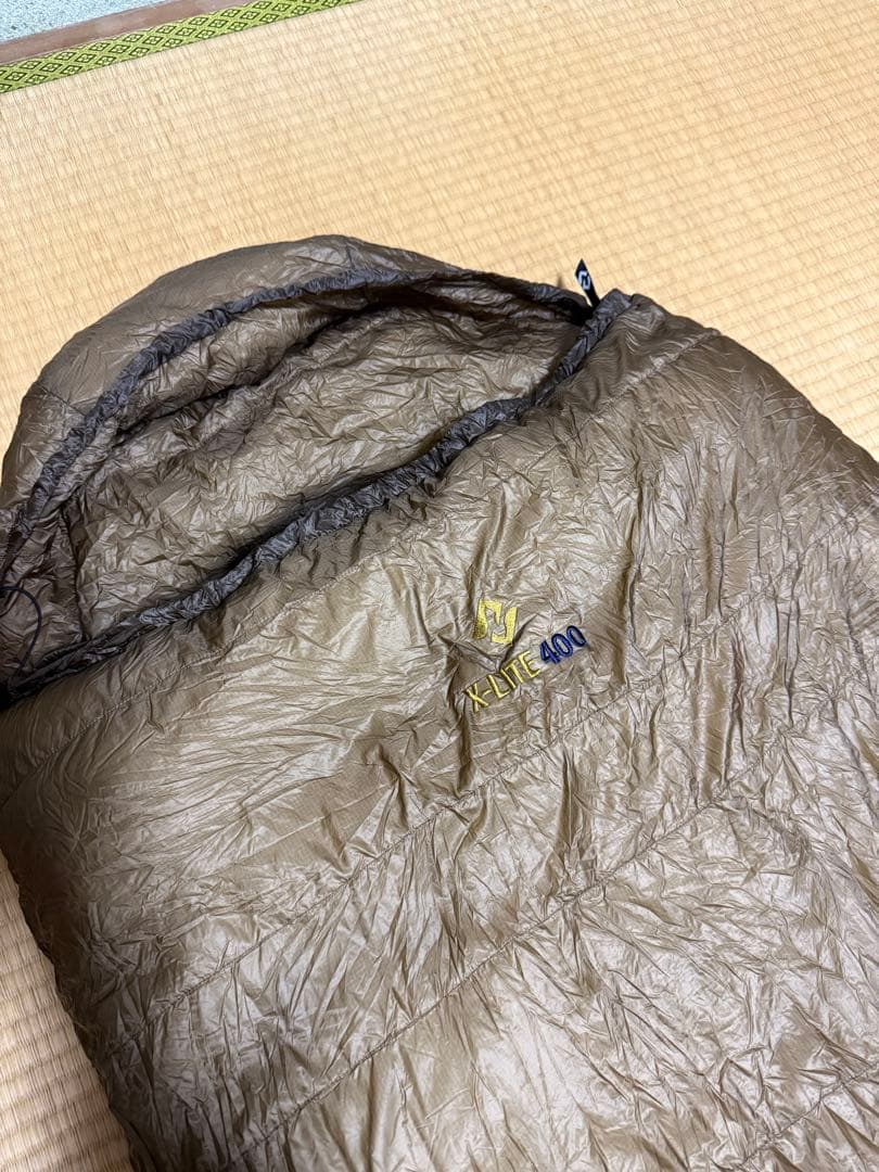 Cumulus X-LITE 400 ダウンシュラフ 極美品