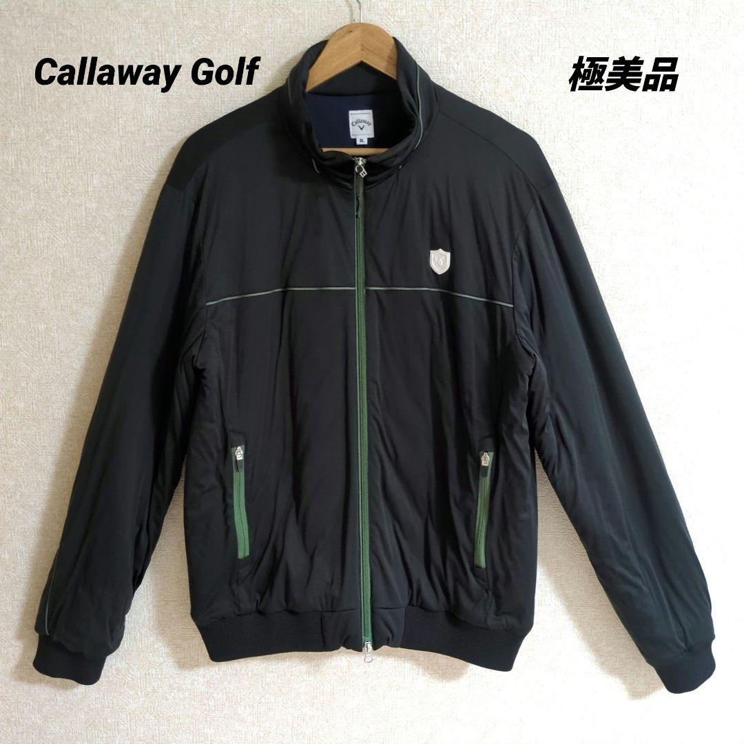キャロウェイ ゴルフ ナイロンジャケット プレミアムファブリック 3L ブラック