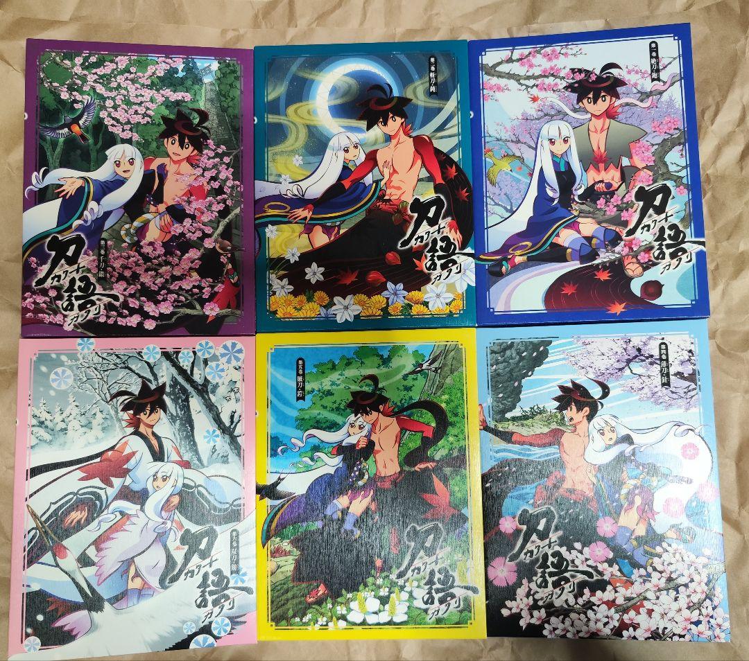 中古　刀語(カタナガタリ) 第一巻 〜第十二巻セット 視聴確認済み