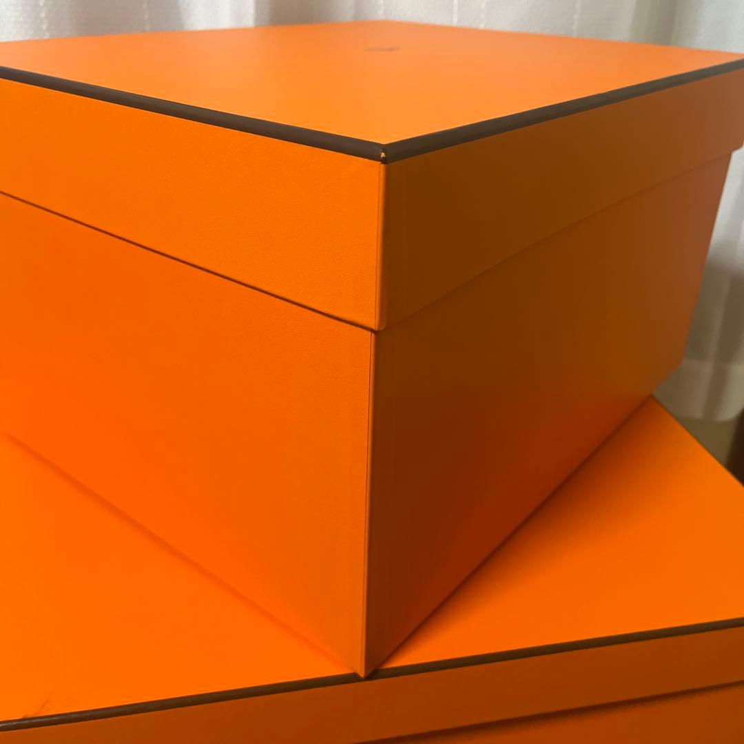 極美品！極太リボン/専用紙袋付き　ピコタンロック22 MM オレンジボックス