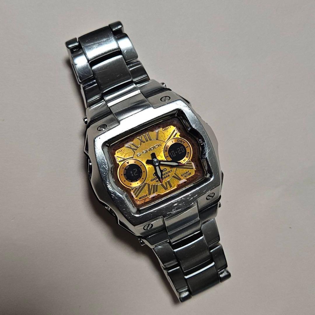 希少稼働品　G-SHOCK G-011AD　激レア!!フルメタルスクエアオレンジ