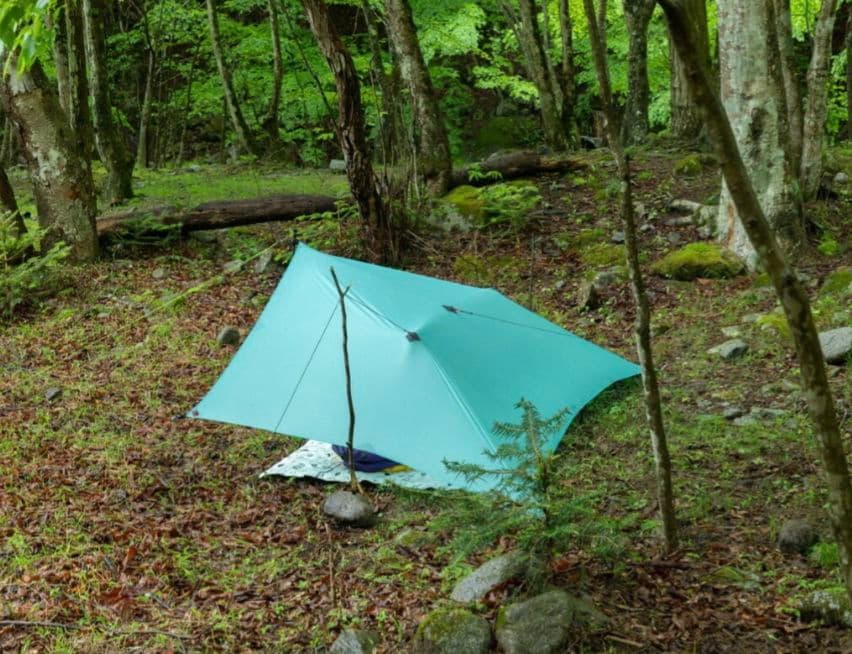 ジンダイジマウンテンワークスPBタープ5×8ペールピンク新品