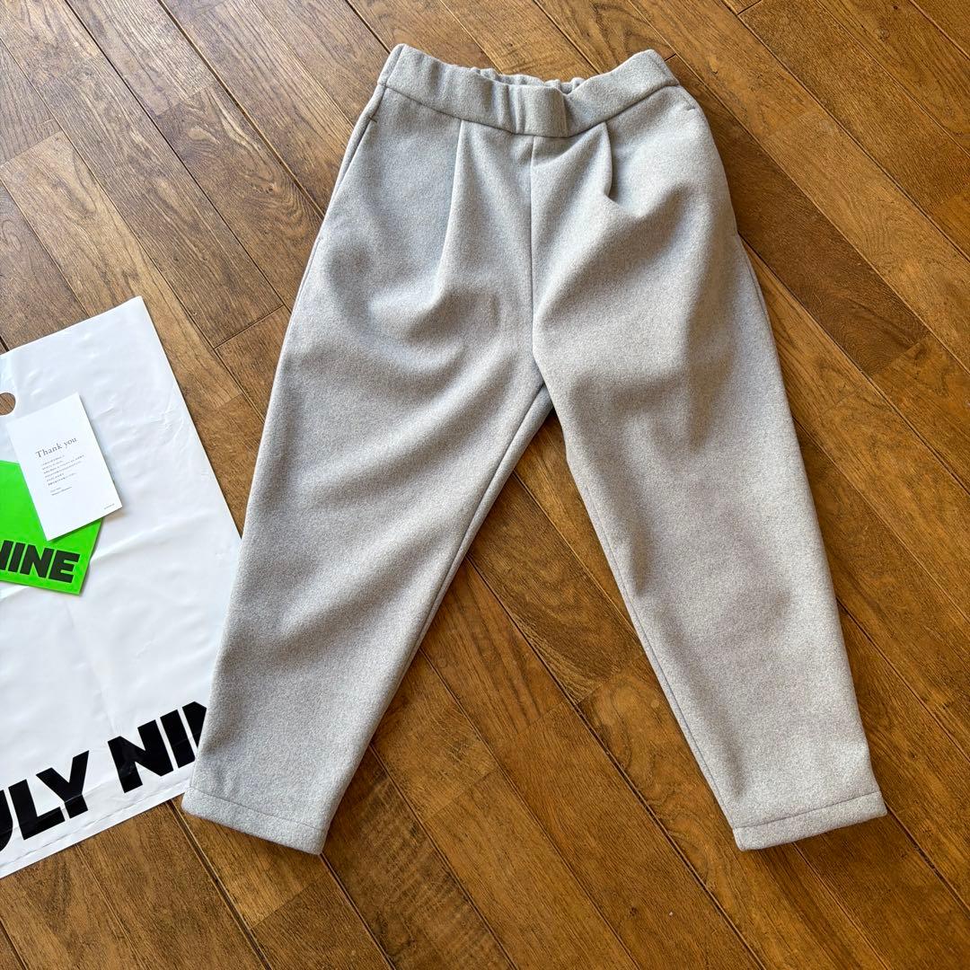 JULYNINE ふわもちパンツ　グレー　34