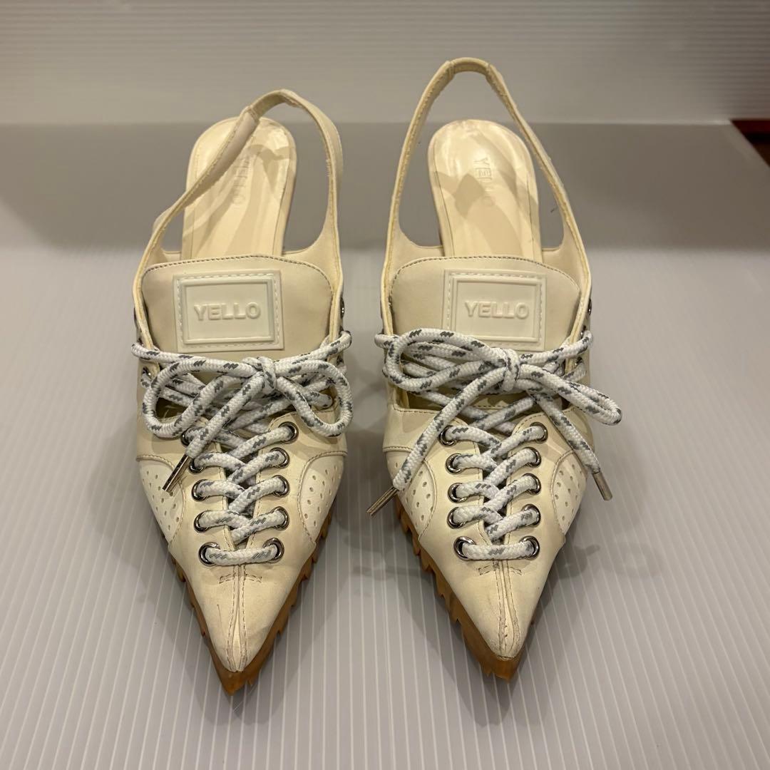 YELLO スニーカーミュール　24-25cm