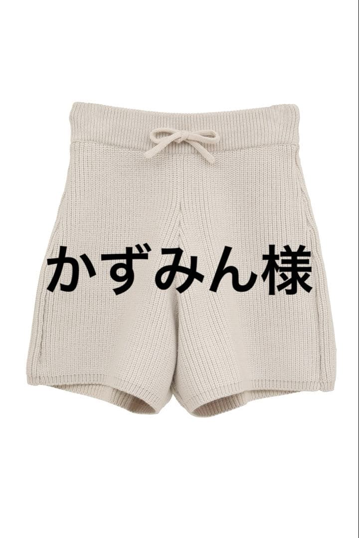 ショートパンツ　アイボリー　1サイズ
