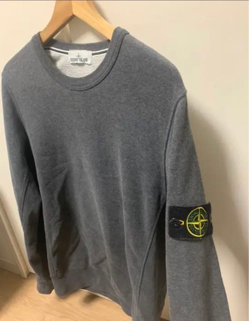 ウ*ン様 ストーンアイランド　　stone  スウェット チャコール
