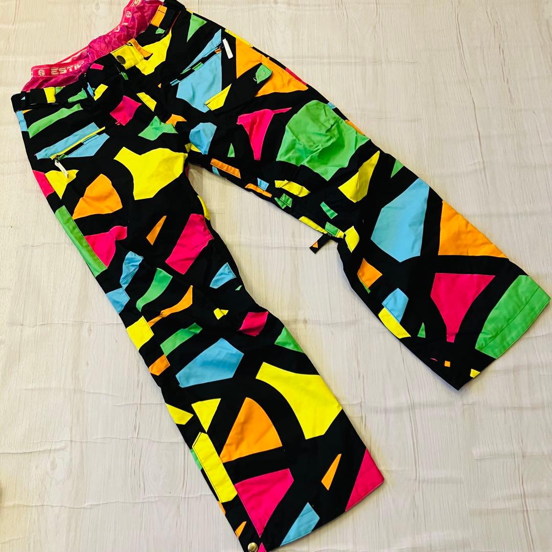 #2A✨大きいサイズESTIVO×neon✨スノボウェア 上下 レディースL