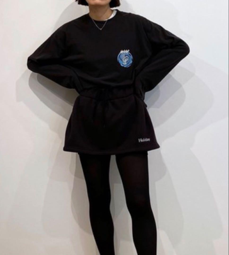 HOLIDAY サーマルプロフリースタックミニスカート