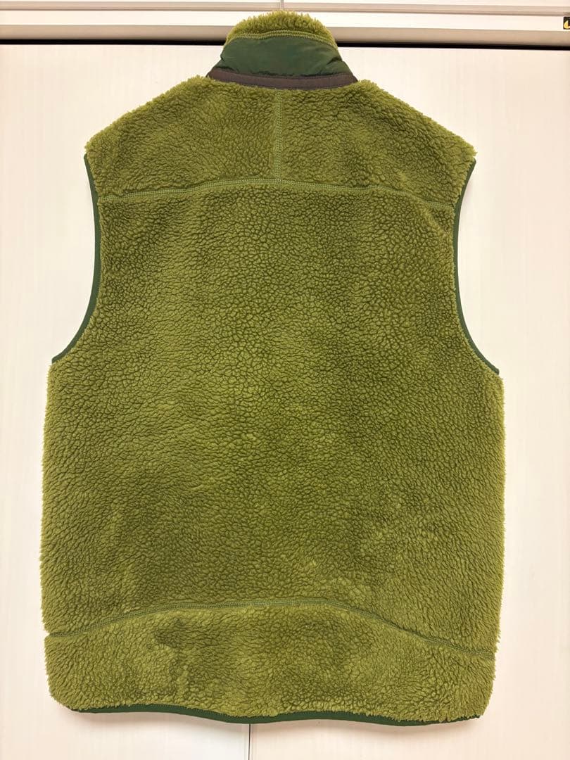 patagonia メンズ M レトロx フリースベスト オリーブグリーン