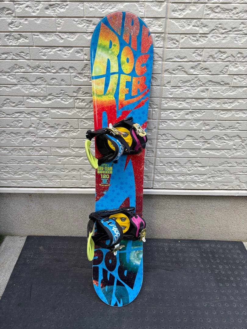 スノーボード2点セット IGNIO 120cm イグニオ キッズ 子供 ジュニア