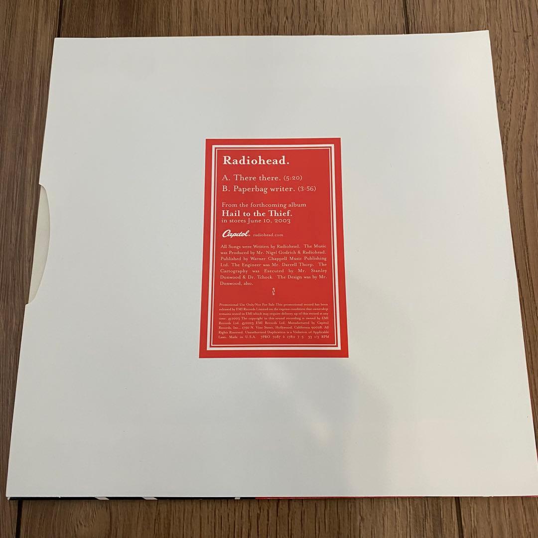 【未発売】RADIOHEAD There there レコード プロモ