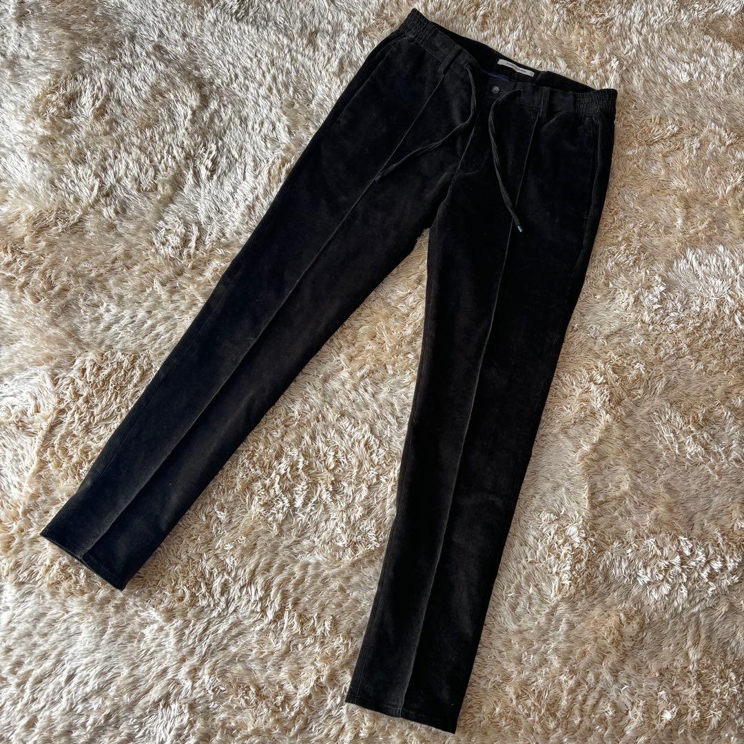 【美品】ジャブスアルキヴィオ マサッチョ コーデュロイブラック 永久クリース46