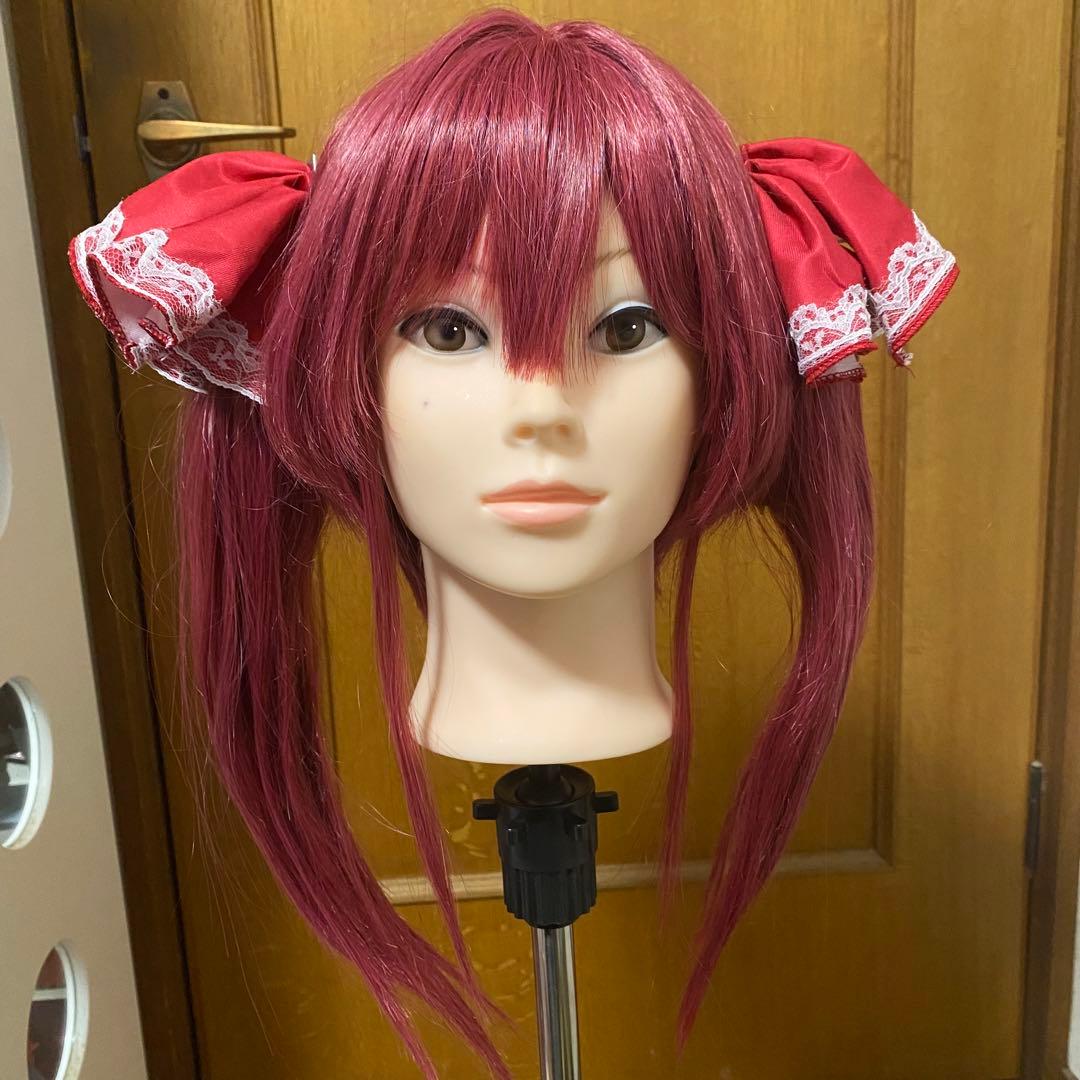 ホロライブ　宝鐘マリン　コスプレ衣装　美容師カットウィッグ、ブーツ付