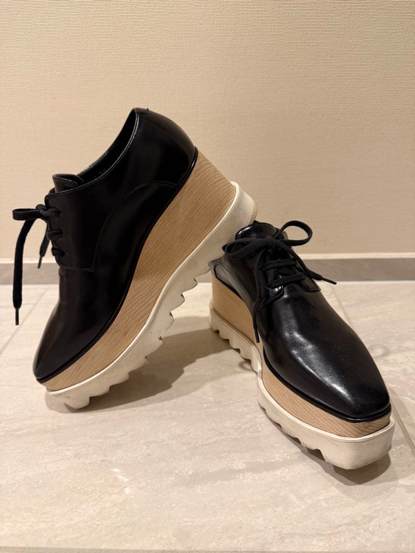 STELLA McCARTNEY エリス プラットフォーム ブラック