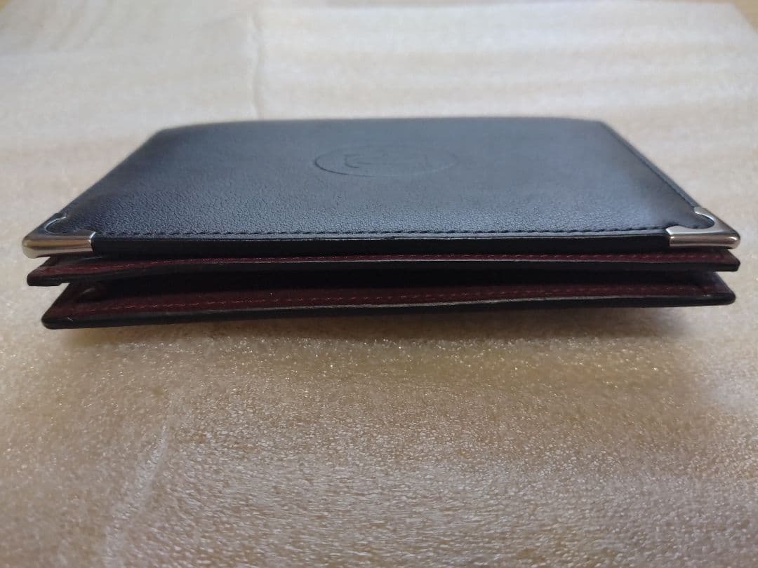 Cartierブラックレザー名刺入れ