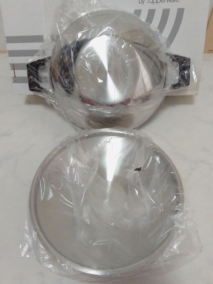 未使用 タッパーウェア レインボークッカー 28cm ウォック 中華鍋 両手鍋