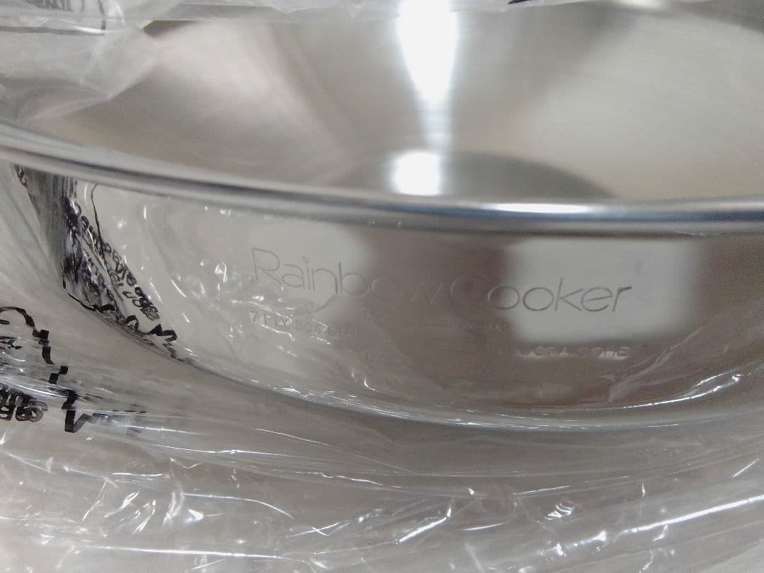 未使用 タッパーウェア レインボークッカー 28cm ウォック 中華鍋 両手鍋