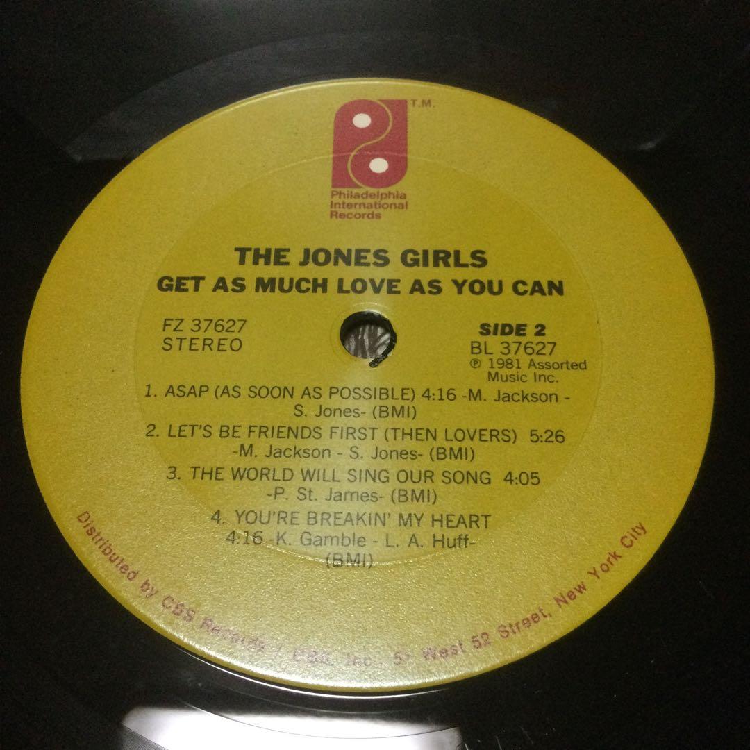 THE JONES GIRLS US盤レコード2枚
