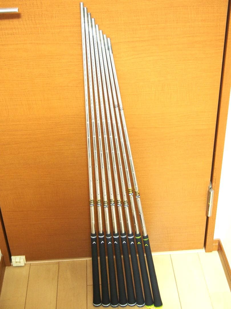 【中古】グリップ付きダイナミックゴールドS200 5～PWとウェッジ用2本