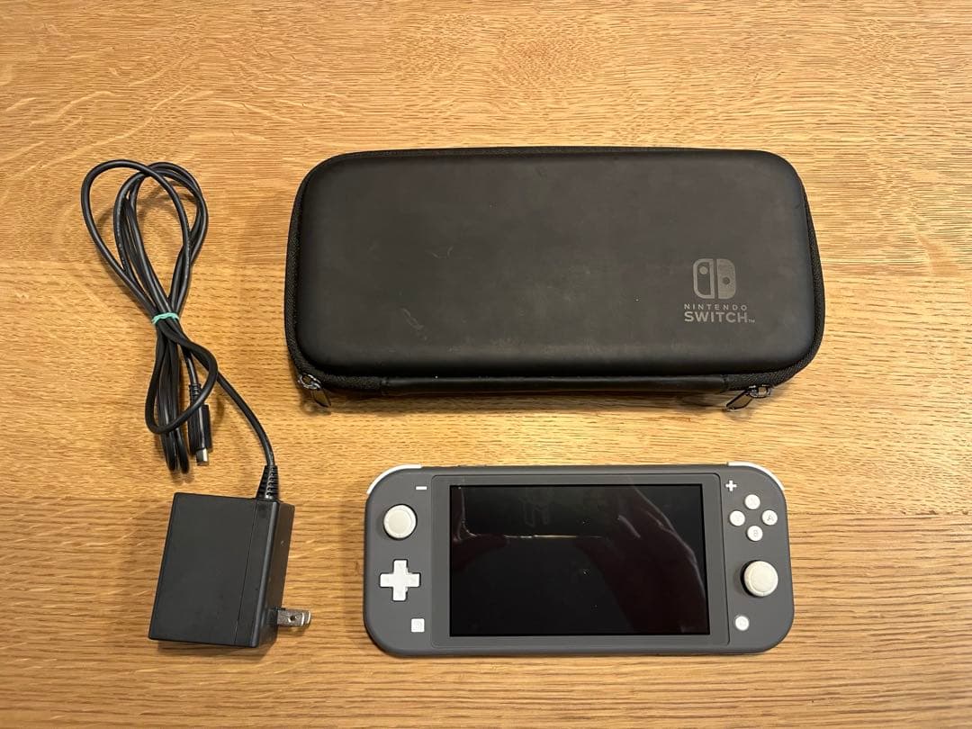 Nintendo SwitchLiteグレー本体 スイッチライト充電器ケース付き