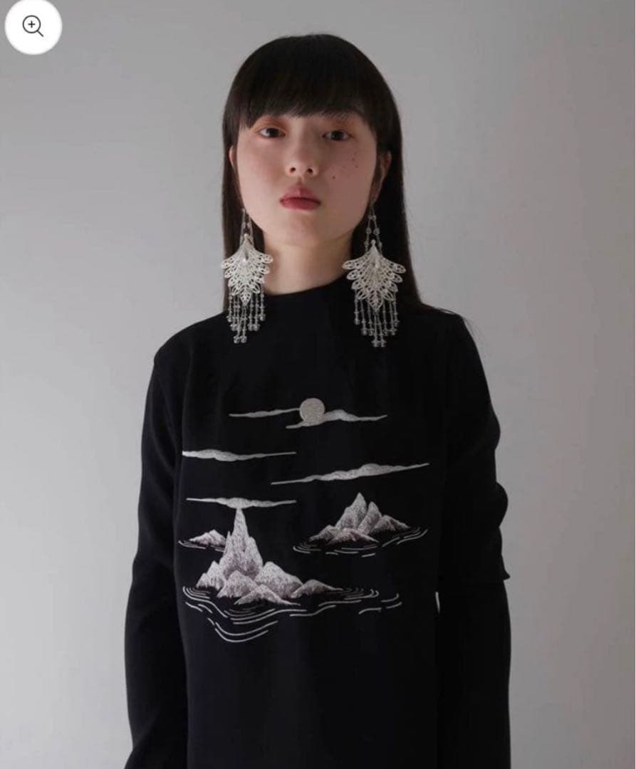 tanaka daisuke 桃源郷プルオーバーブラック