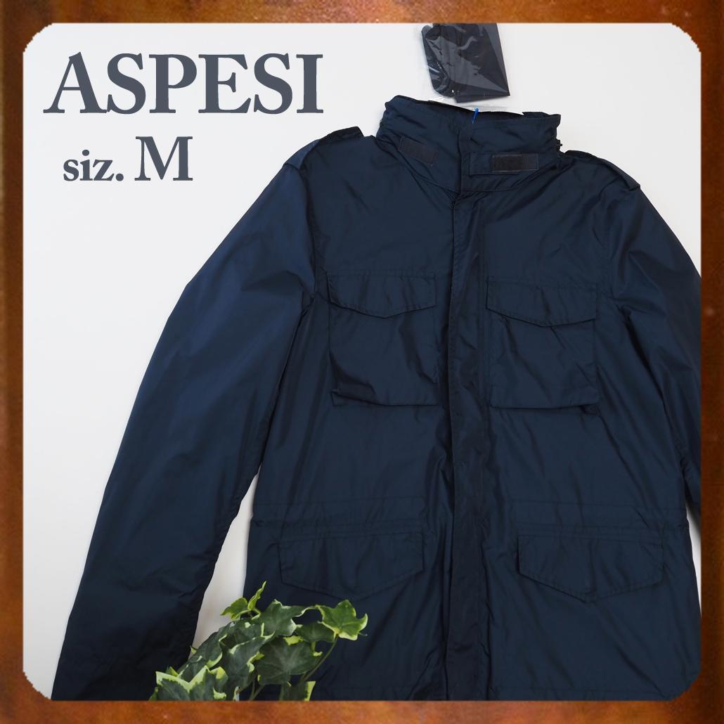 ASPESI パッカブルM-65 MINI FIELD VENTO 袋付き 紺M