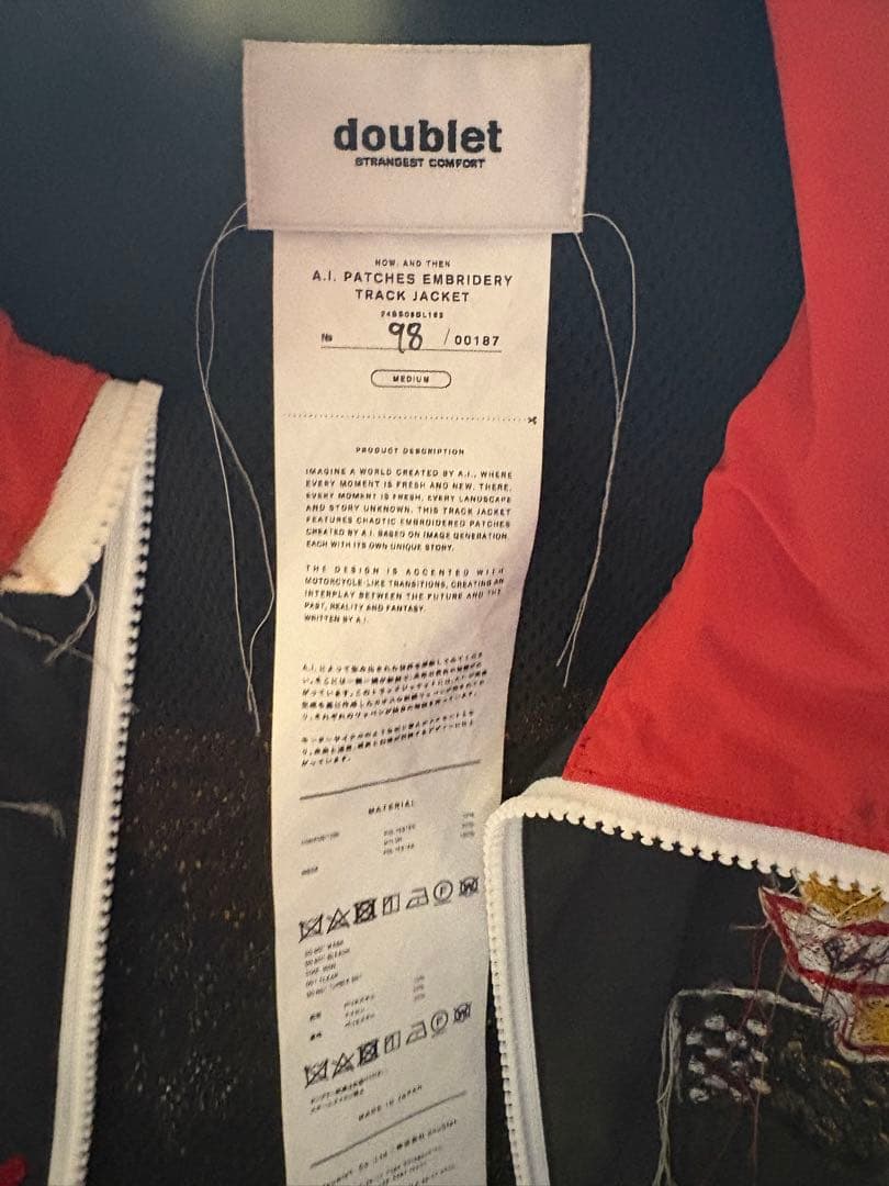 doublet 24ss トラックジャケット