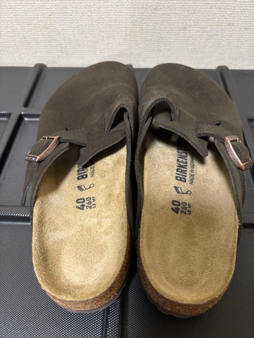 【美品】BIRKENSTOCK ビルケンシュトック ボストン 40 ブラウン
