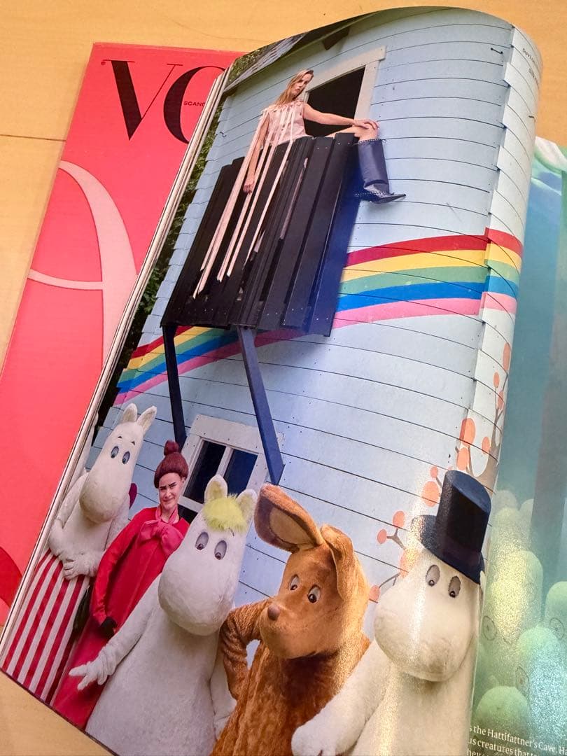 VOGUE 10月号　ムーミン　80周年
