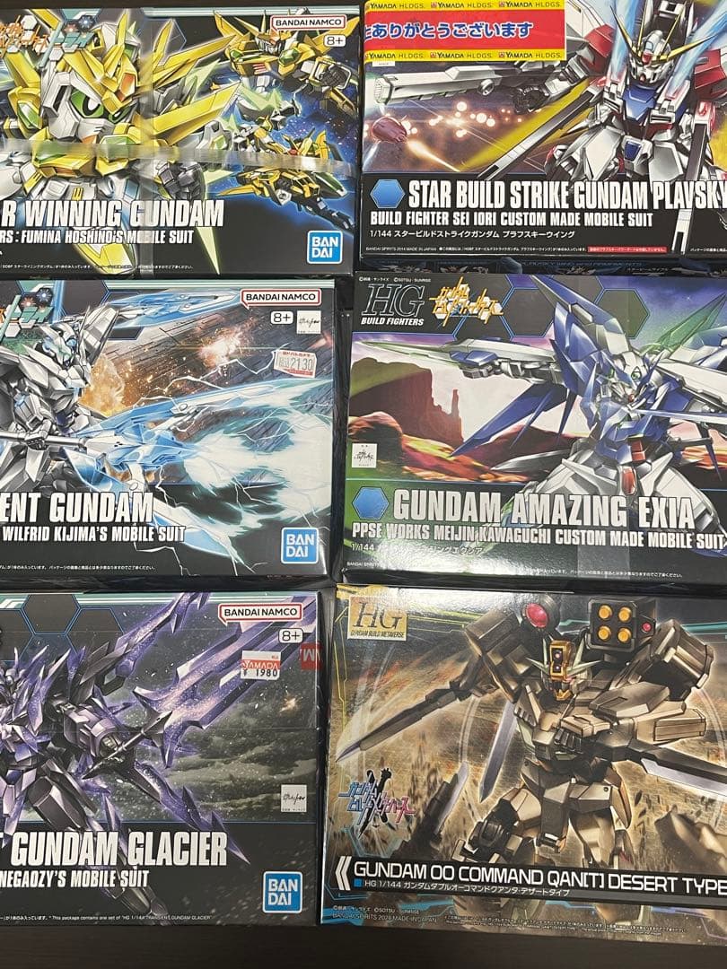HG ガンプラ まとめ セット 6種 ビルドファイターズ