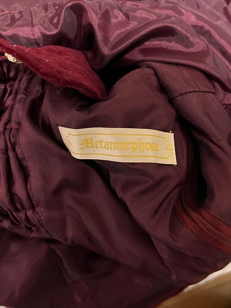 メタモルフォーゼタンドゥユフィーユの別珍アルヴェルタジャンパースカートパニエ付き