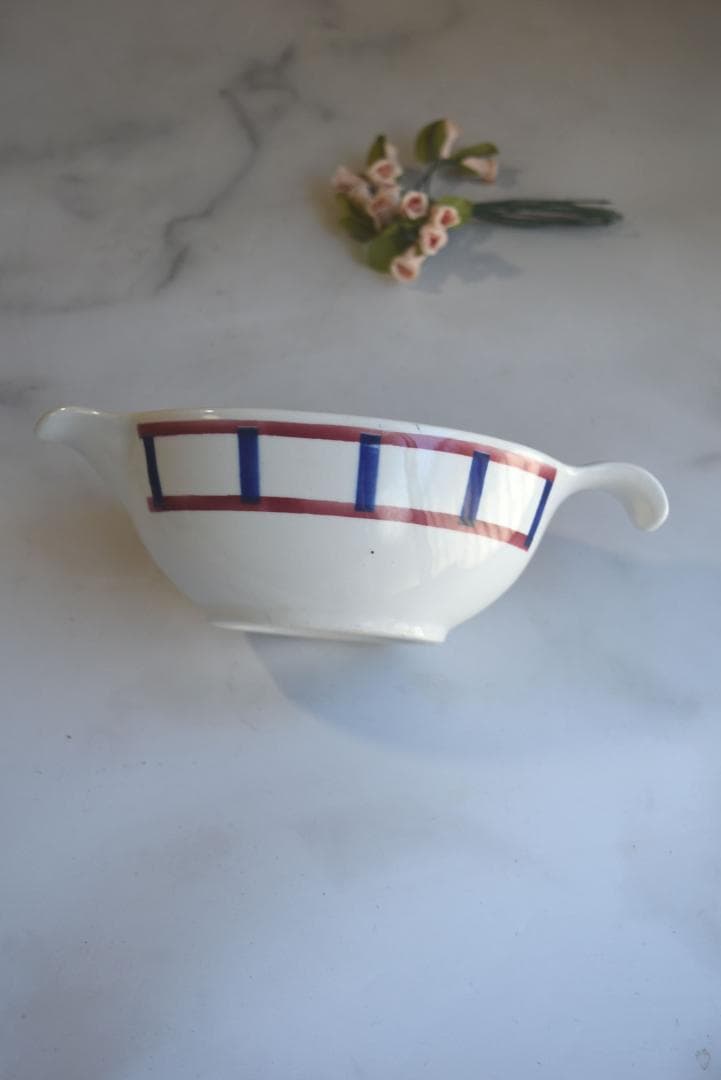 未使用　サルグミンヌ　バスク柄　ピシェ　クレミエ　フランスアンティーク