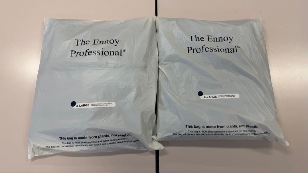 ennoy ELECTRIC LOGO SWEATSETUP 紺　XL