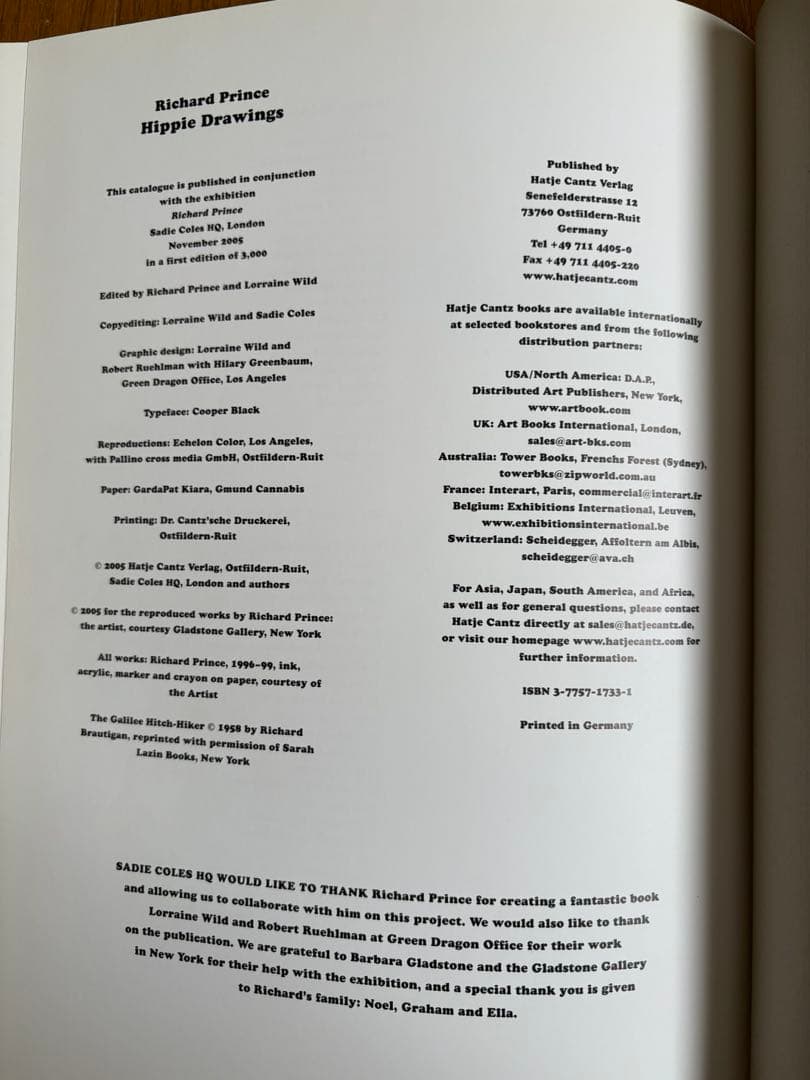 アート・デザイン・音楽 Richard Prince Hippie Drawings